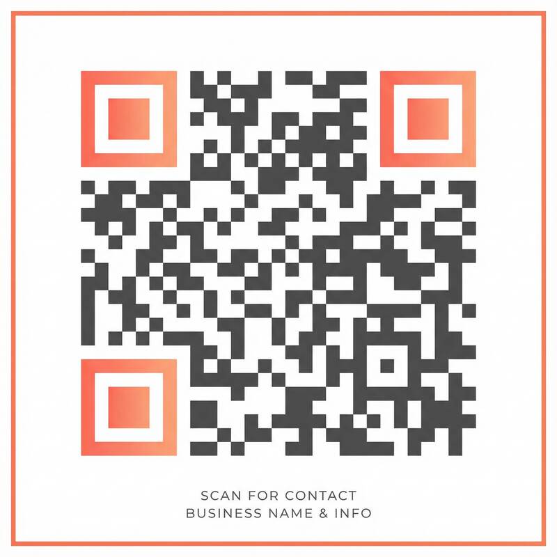 黄色仓库商务二维码